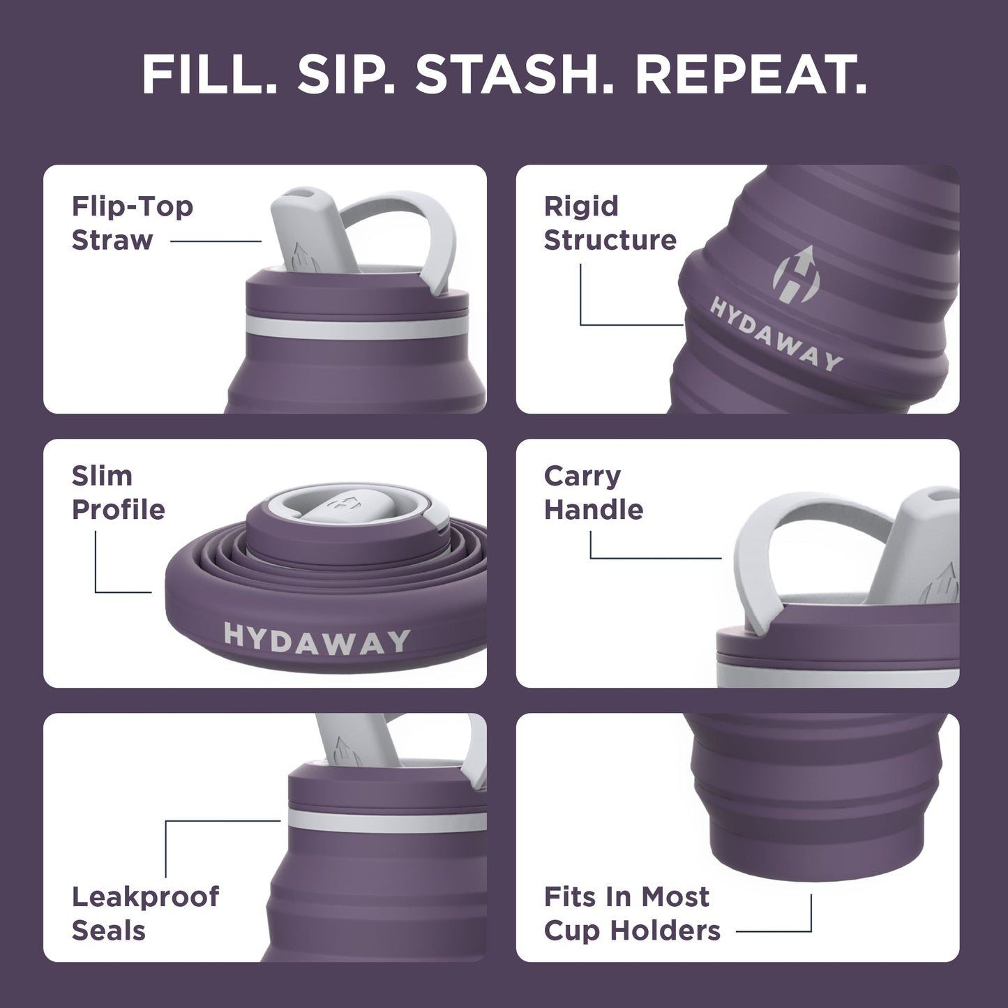 Collapsible Water Bottle | 25oz